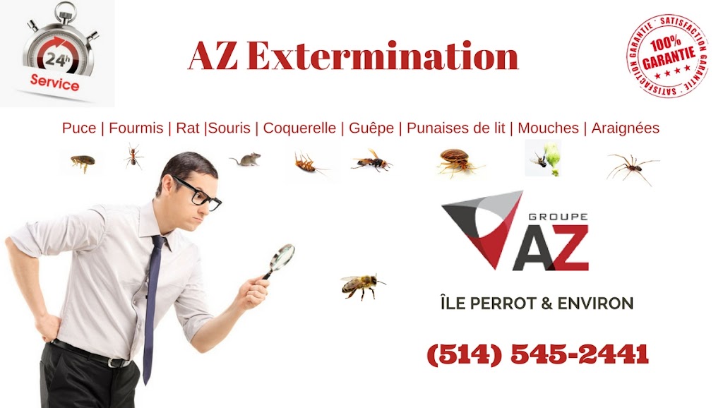 Groupe AZ Extermination | 15-25 Bd Don-Quichotte #271, LÎle-Perrot, QC J7V 7X4, Canada | Phone: (514) 545-2441