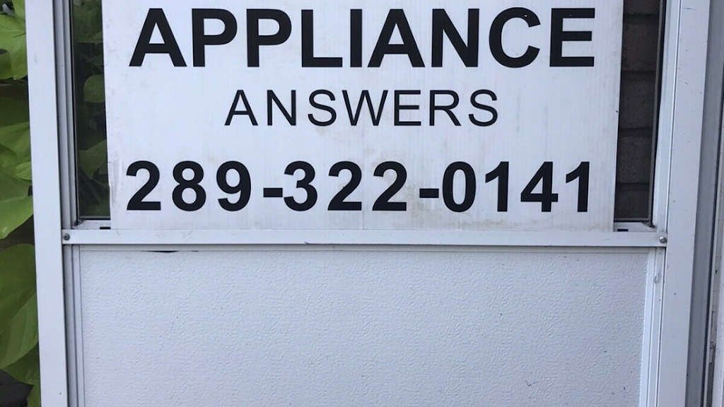 Appliance Answers | 869 Daytona Dr, Fort Erie, ON L2A 4Z7, Canada | Phone: (289) 322-0141