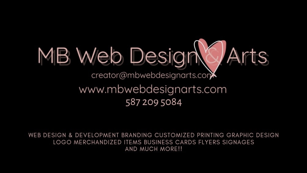 MB Web Design & Arts | 450 Hyndman Cres NW, Edmonton, AB T5A 0E2, Canada | Phone: (587) 209-5084