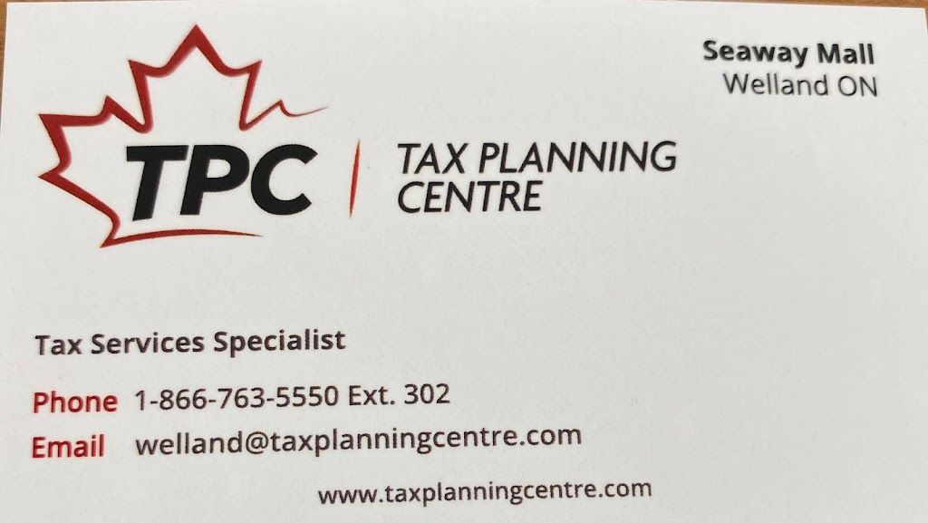 Tax Planning Centre | 800 Niagara St, Welland, ON L3C 1M3, Canada | Phone: (866) 763-5550