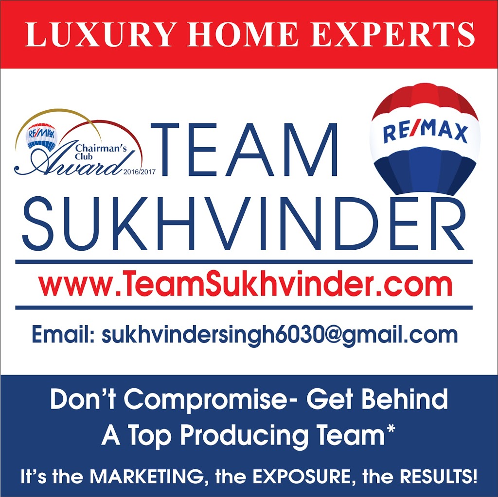 Team Sukhvinder Re/Max | 16069 Airport Rd Unit 3, Caledon East, ON L7C 1G4, Canada | Phone: (416) 894-6030