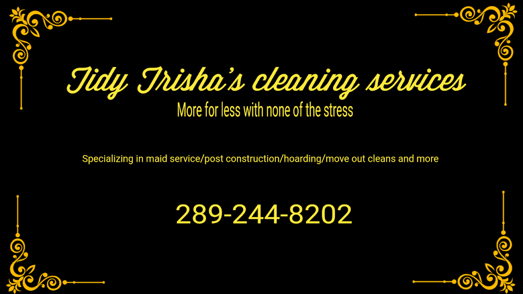 Tidy Trishas Cleaning Services | Hamilton, ON L9C 4J8, Canada | Phone: (289) 244-8202