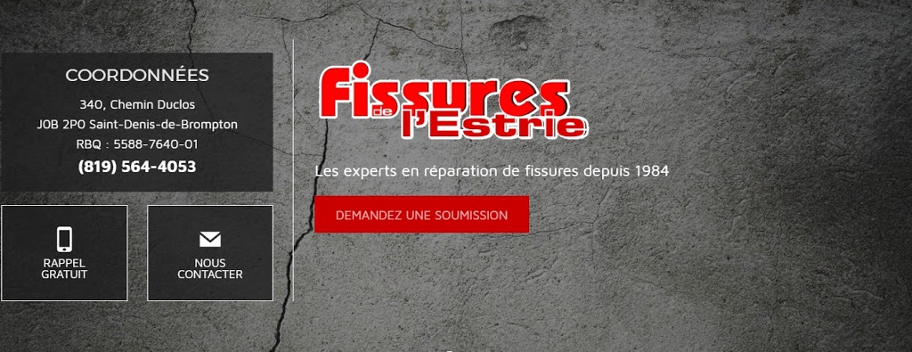 Fissures de LEstrie | 340 Chemin Duclos, Saint-Denis-de-Brompton, QC J0B 2P0, Canada | Phone: (819) 564-4053