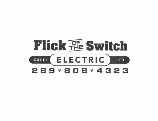 Flick of the Switch ELECTRIC | 795 Rymal Rd E, Hamilton, ON L8W 1B6, Canada | Phone: (289) 808-4323