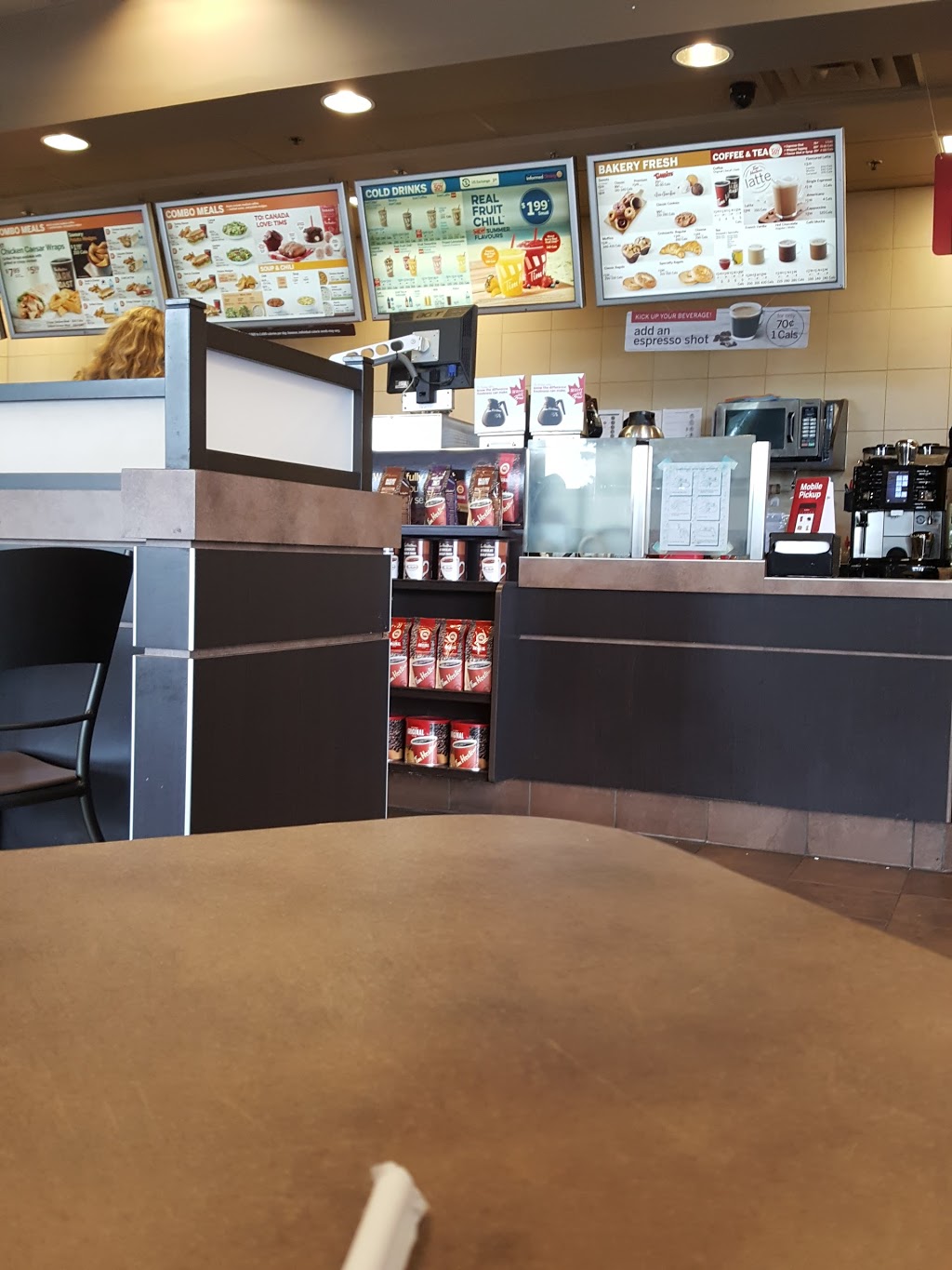 Tim Hortons | 130 Cedar St, Cambridge, ON N1S 1W4, Canada | Phone: (519) 740-9733