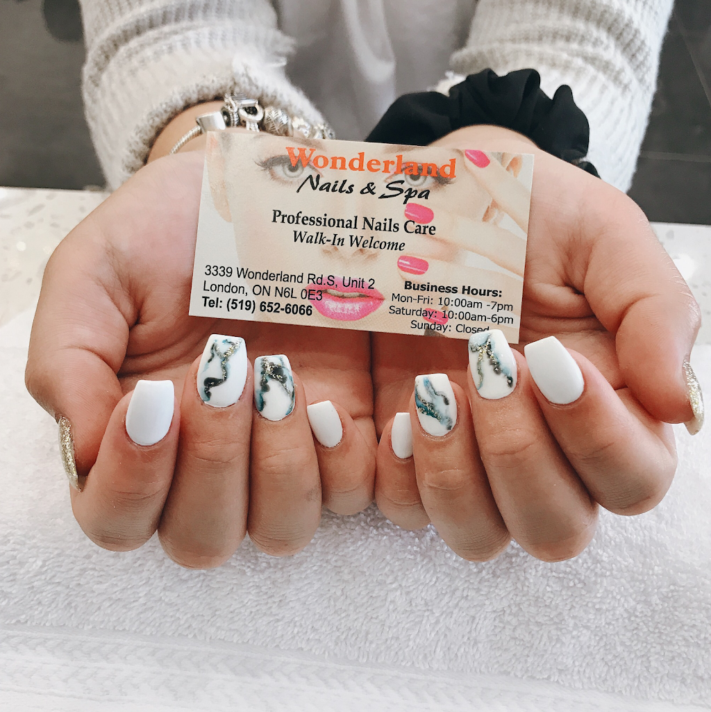 Wonderland nails and spa | 3339 Wonderland Rd S unit 2, London, ON N6L 0E3, Canada | Phone: (519) 652-6066