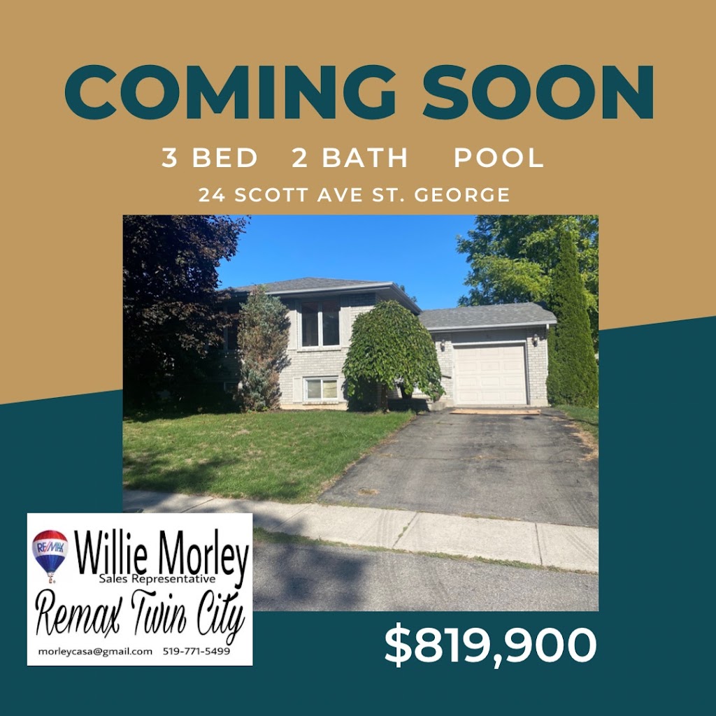 Willie Morley Remax Twin City | 4 Main St S, St George, ON N0E 1N0, Canada | Phone: (519) 771-5499