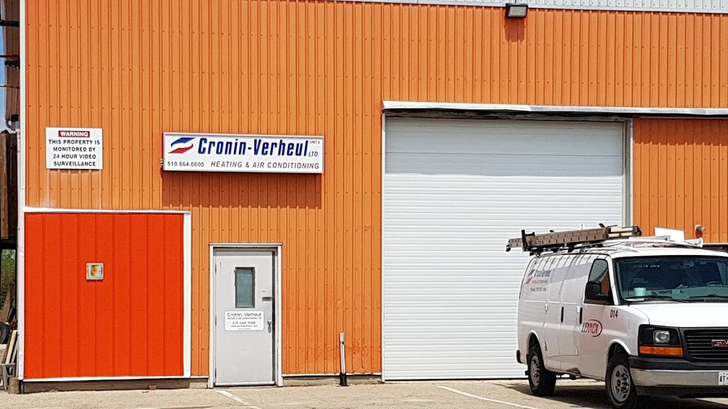 Cronin Verheul Heating & Air Conditioning Ltd | 820 King St N #6A, Waterloo, ON N2J 4G8, Canada | Phone: (519) 664-0600