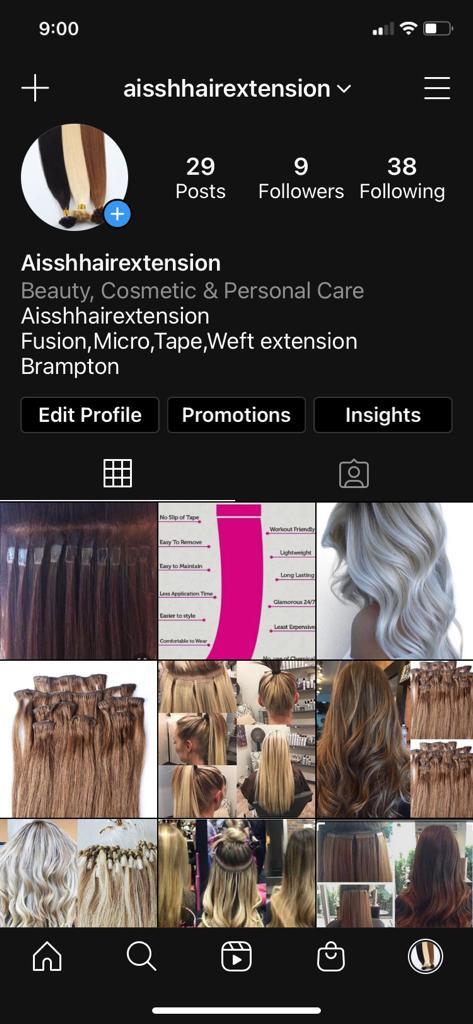 Aissh hair Extension | 20 Ashurst Crescent, Brampton, ON L6V 3N8, Canada | Phone: (905) 226-9535