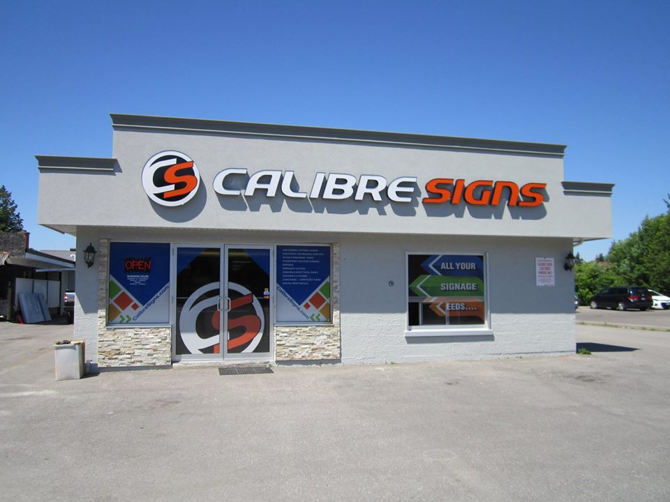 Calibre Signs | 600 Garden St, Whitby, ON L1N 7B3, Canada | Phone: (877) 215-3343