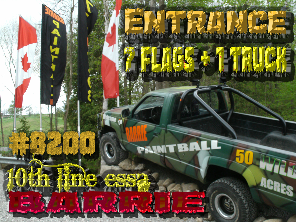 Barrie Paintball | 8200 10th Line, Barrie, ON L4M 4S4, Canada | Phone: (705) 733-3393