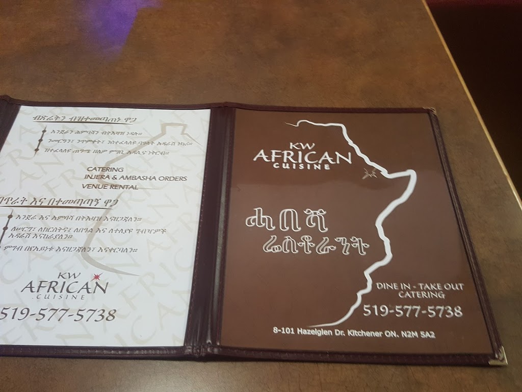 KW African Cuisine | 101 Hazelglen Dr Unit 8, Kitchener, ON N2M 5A2, Canada | Phone: (519) 577-5738