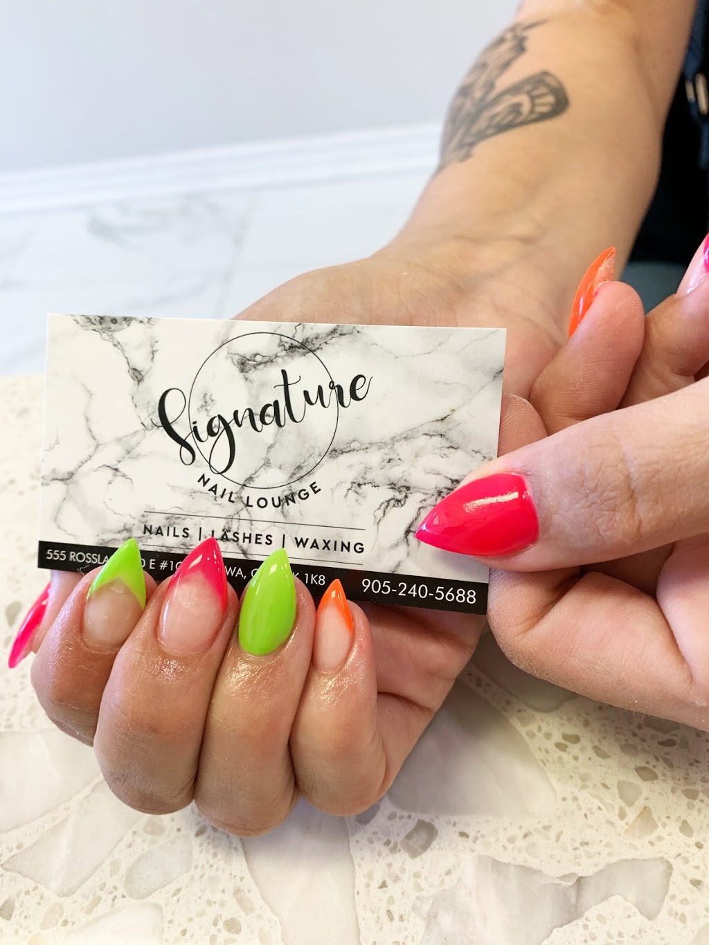 Signature Nail Lounge | 555 Rossland Rd E #1c, Oshawa, ON L1K 1K8, Canada | Phone: (905) 240-5688