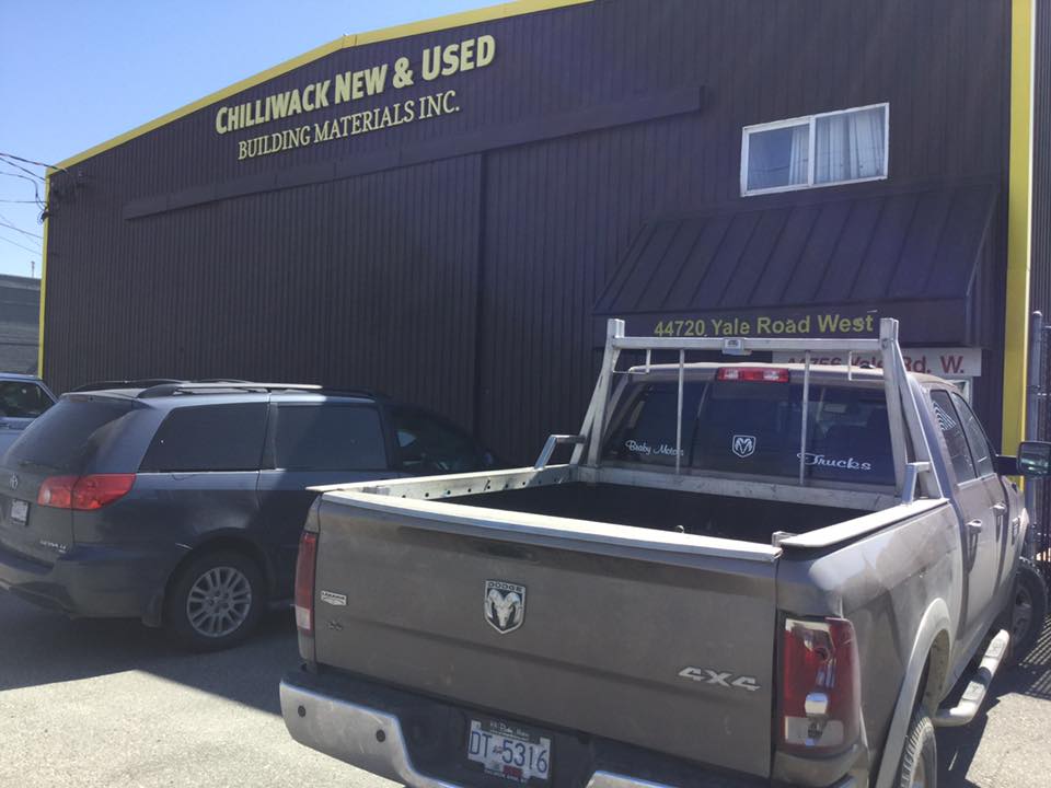 Chilliwack New & Used Building Materials Inc | 44720 Yale Rd W, Chilliwack, BC V2R 0G5, Canada | Phone: (604) 792-7322