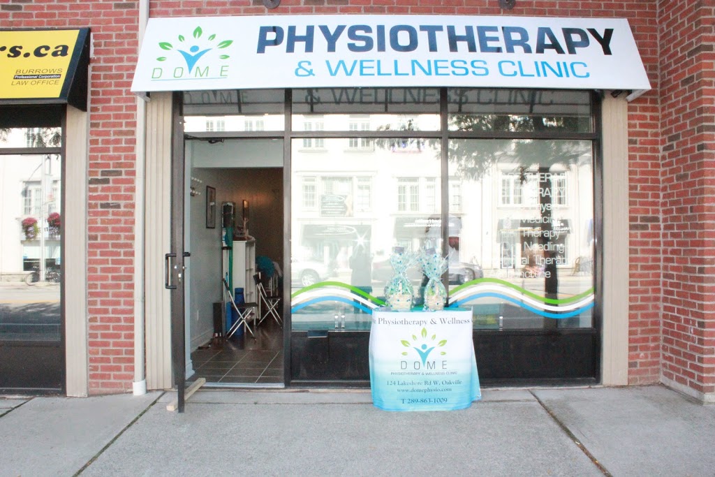 Dome Physiotherapy & Wellness Clinic | 124 Lakeshore Rd W, Oakville, ON L6K 1E3, Canada | Phone: (289) 863-1009