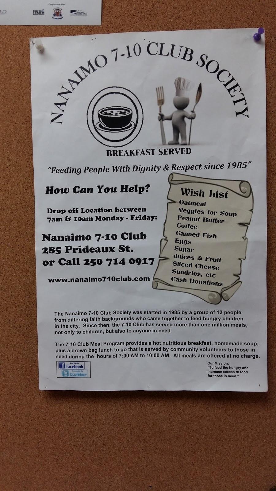 Volunteer Nanaimo | 3148 Barons Rd E, Nanaimo, BC V9T 4B5, Canada | Phone: (250) 758-7121