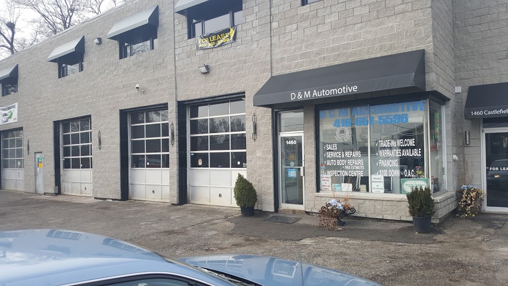 D M Automotive | 1460 Castlefield Ave, York, ON M6M 1Y7, Canada | Phone: (416) 651-5596