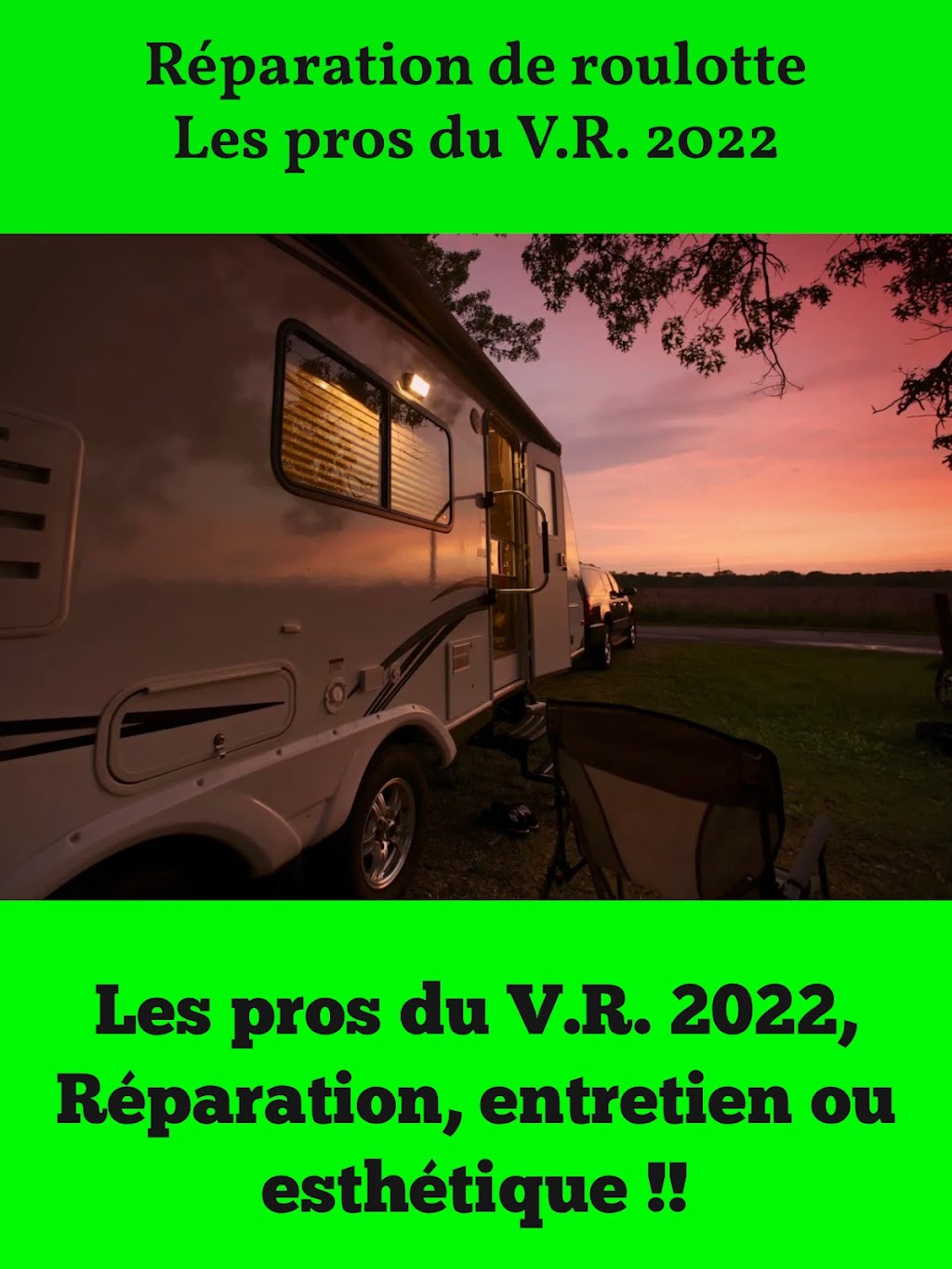 Réparation de roulotte Les Pros du V.R. 2022 | 360 Rue Champlain, Salaberry-de-Valleyfield, QC J6T 1Y5, Canada | Phone: (450) 763-1437