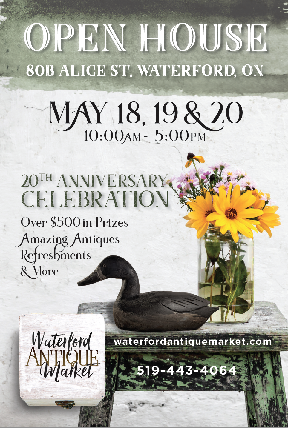 Waterford Antique Market | 80b Alice St, Waterford, ON N0E 1Y0, Canada | Phone: (519) 443-4064