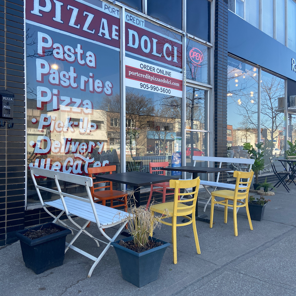 Port Credit Pizza E Dolci | 252 Lakeshore Rd E, Mississauga, ON L5G 1G9, Canada | Phone: (905) 990-5600