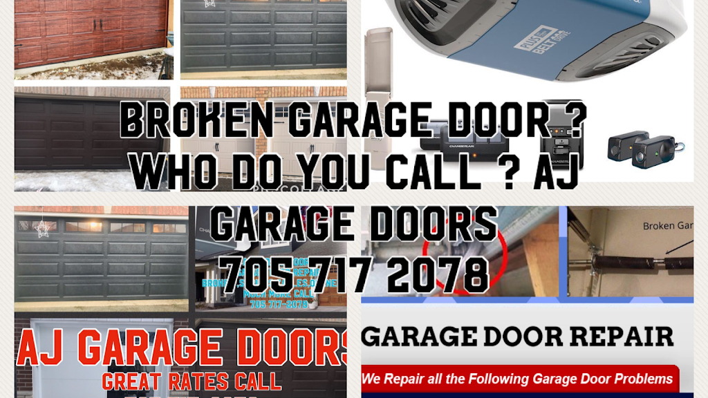 AJ Garage Doors | 109 Essa Rd, Barrie, ON L4N 3K8, Canada | Phone: (705) 717-2078