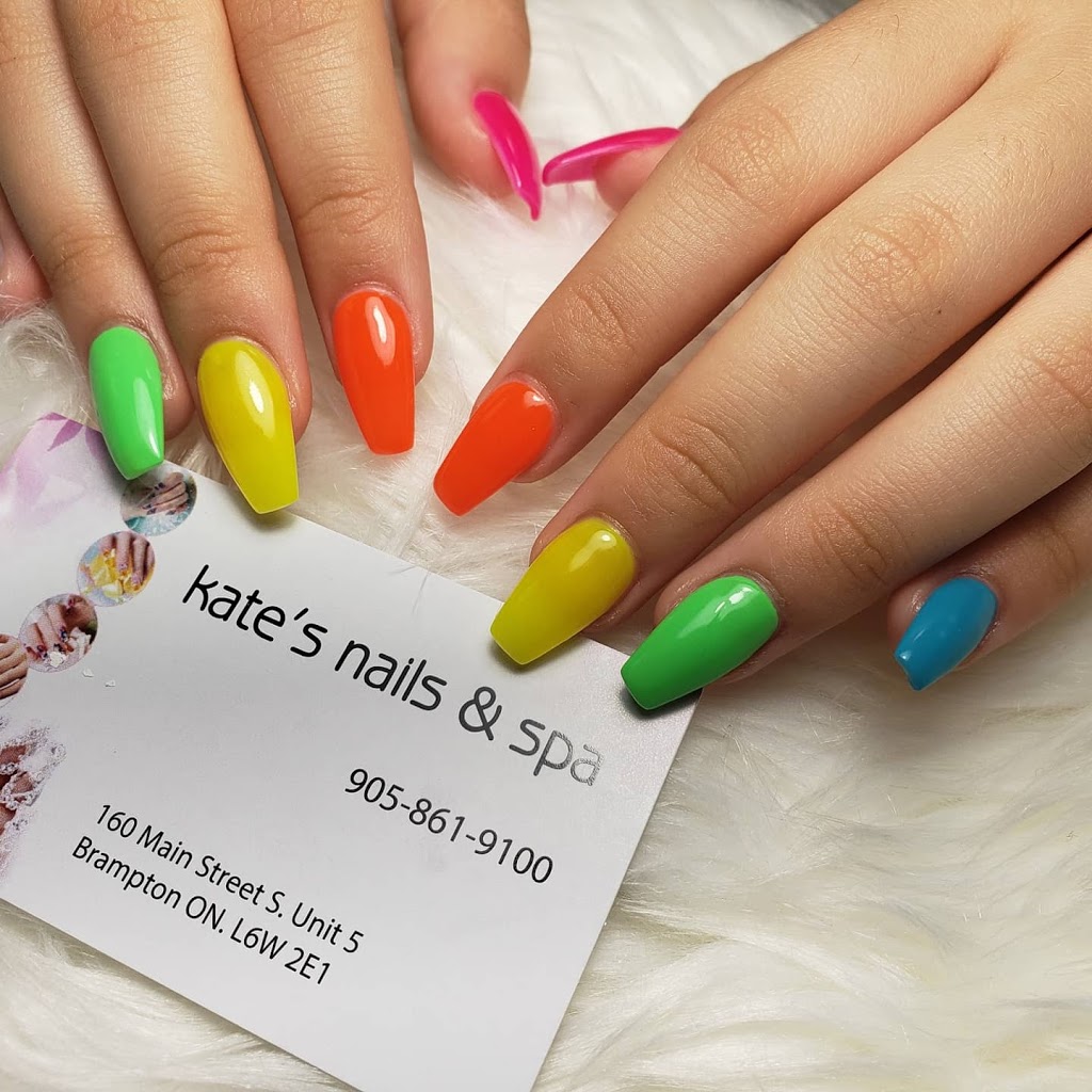 Kate’s Nails & Spa | 160 Main St S unit 5, Brampton, ON L6Y 1N2, Canada | Phone: (905) 861-9100