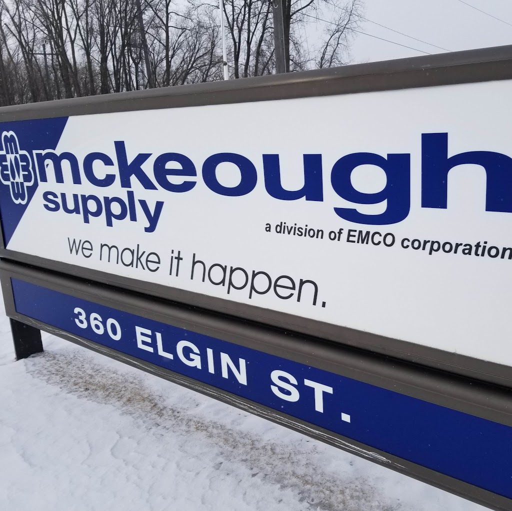 McKeough Supply Brantford | 360 Elgin St, Brantford, ON N3S 7P6, Canada | Phone: (519) 753-3186