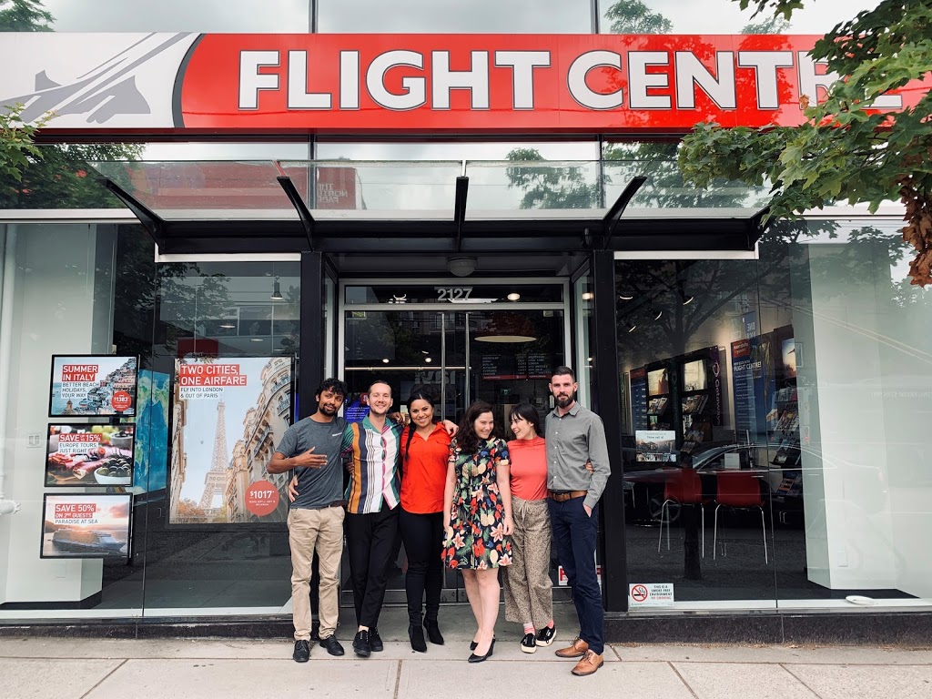 Flight Centre Kitsilano | 2127 W 4th Ave, Vancouver, BC V6K 1N7, Canada | Phone: (866) 375-0782