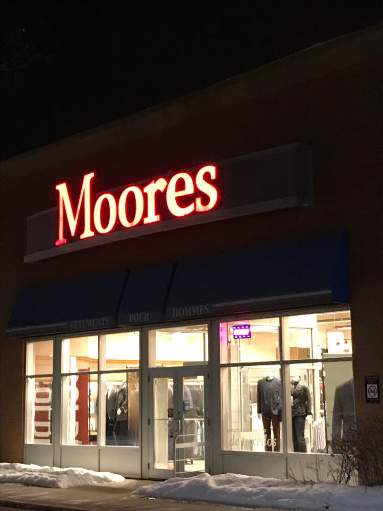 Moores Clothing for Men | 1193 Boulevard des Promenades, Saint-Bruno-de-Montarville, QC J3V 6H1, Canada | Phone: (450) 441-0707