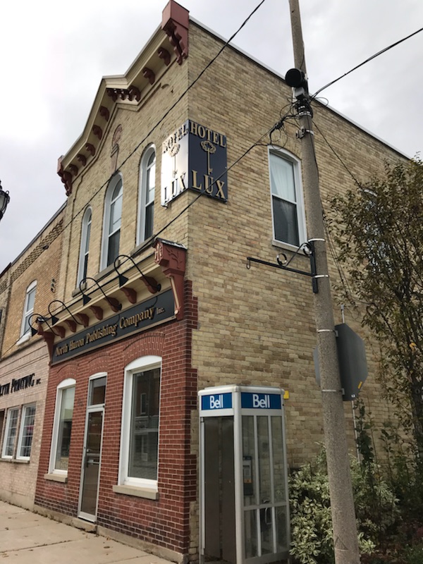 Hotel Lux | 197 Dinsley St, Blyth, ON N0M 1H0, Canada | Phone: (519) 450-8589