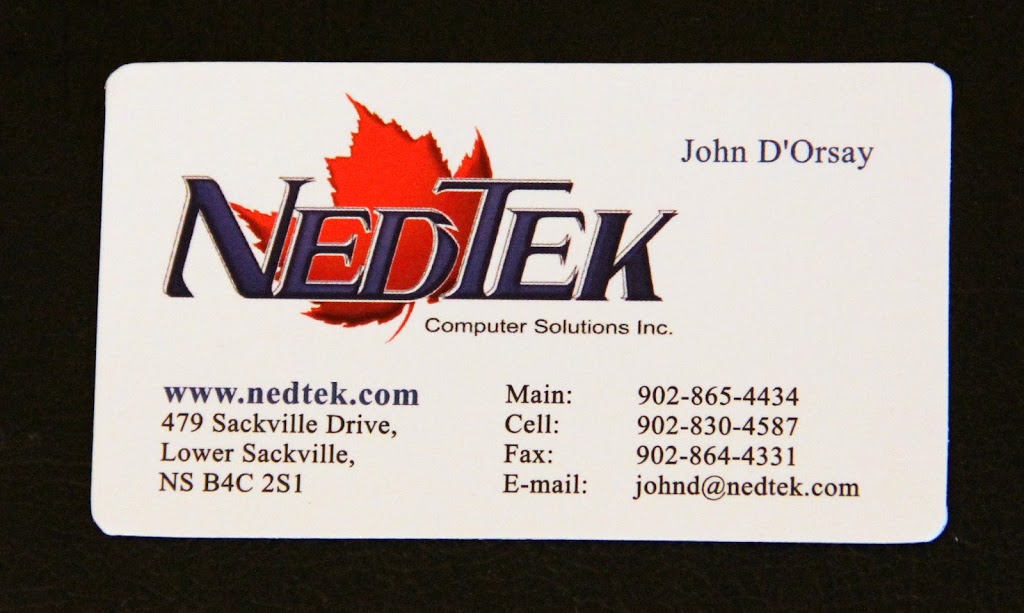 NEDTEK Computer Solutions Inc. | 479 Sackville Dr, Lower Sackville, NS B4C 2S1, Canada | Phone: (902) 865-4434