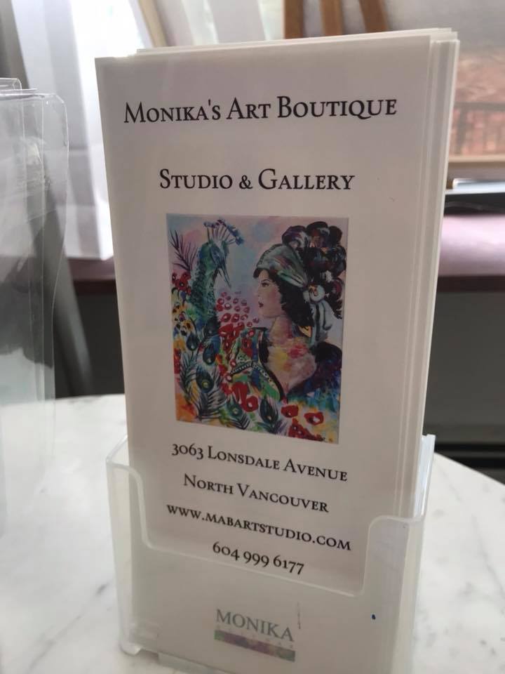 Monikas Art Boutique | 3063 Lonsdale Ave, North Vancouver, BC V7P 2R6, Canada | Phone: (604) 999-6177