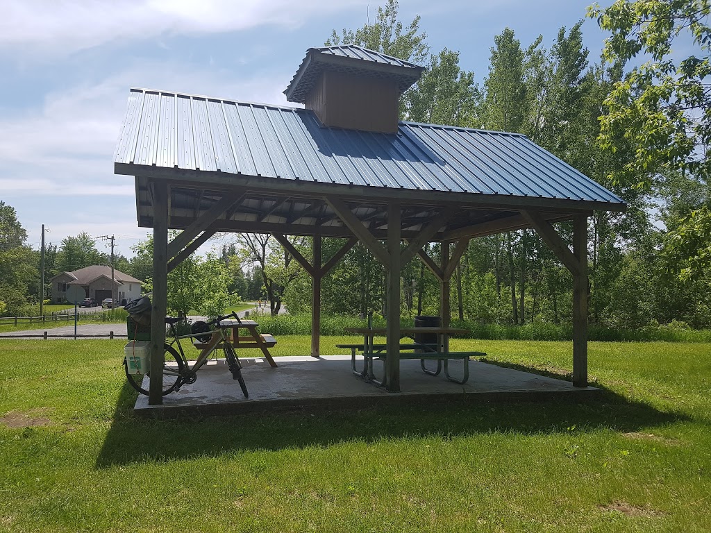 Bourget Pavilion Parking | Prescott-Russell Recreational Trail, Bourget, ON K0A 1E0, Canada