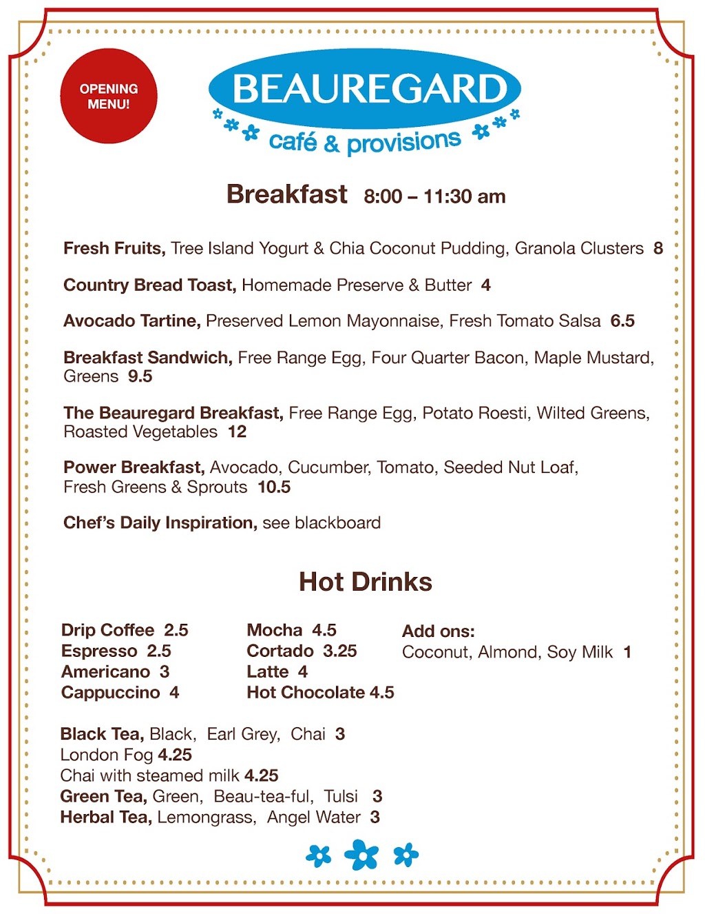 Beauregard Café and Provisions | 1191 Verdier Ave, Brentwood Bay, BC V8M 1E6, Canada | Phone: (778) 351-3035