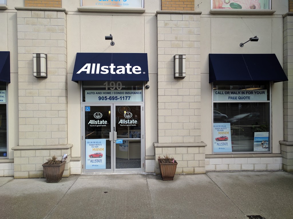 Allstate Insurance: Thornhill Agency | 11 Disera Dr Unit 190, Thornhill, ON L4J 0A7, Canada | Phone: (289) 514-0451