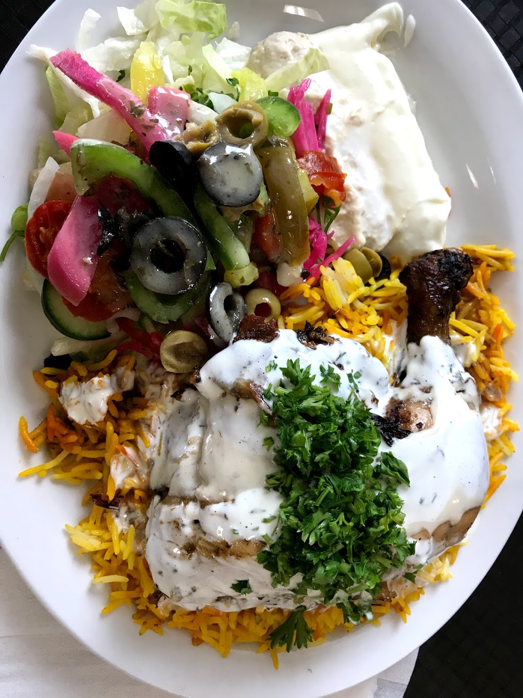 Fattoush Mediterranean Grill | 17 Ray Lawson Blvd, Brampton, ON L6Y 5L8, Canada | Phone: (905) 497-6606