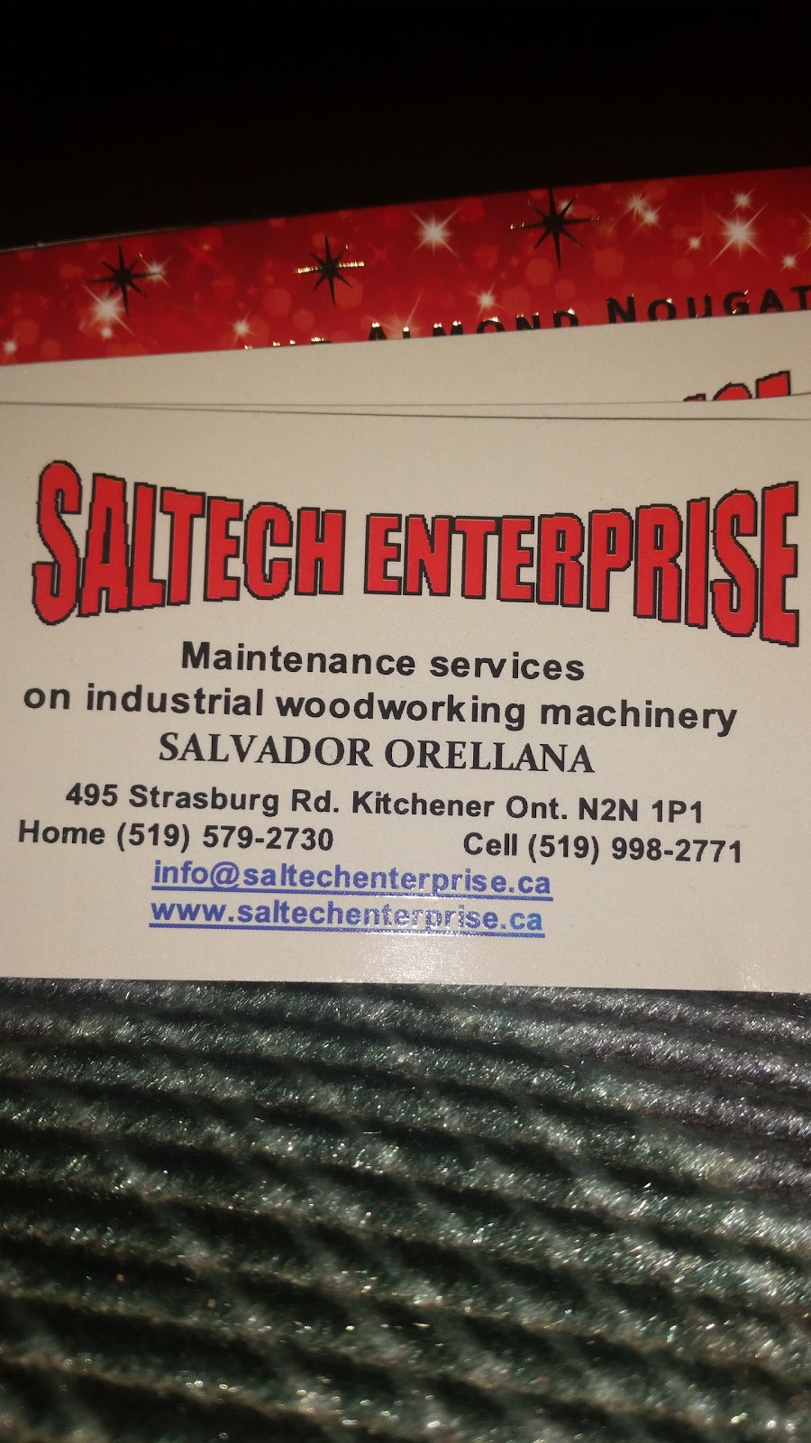 Saltech Enterprise | 495 Strasburg Rd, Kitchener, ON N2E 1P1, Canada | Phone: (519) 998-2771