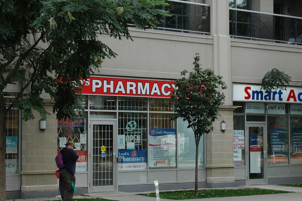 Lords Pharmacy | 225 Wellesley St E, Toronto, ON M4X 1X8, Canada | Phone: (416) 927-9199