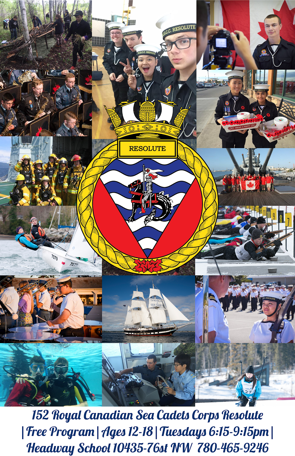 Royal Canadian Sea Cadets Corps Resolute | 10435 76 St NW, Edmonton, AB T6A 3B1, Canada | Phone: (780) 465-9246