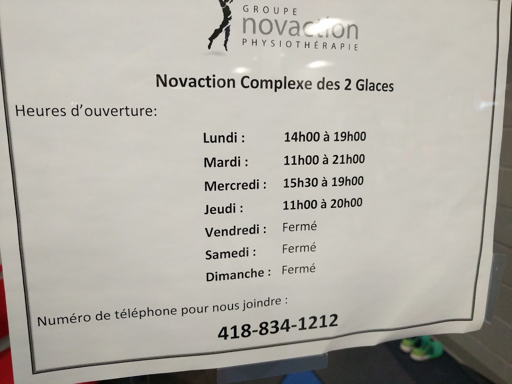 Groupe Novaction Physiothérapie | 275 Avenue Taniata, Lévis, QC G6W 5M0, Canada | Phone: (418) 834-1212