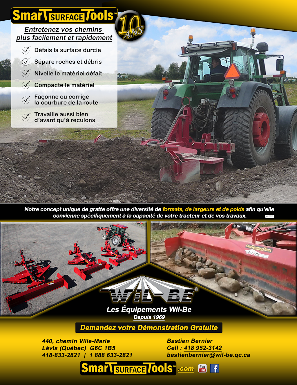 Equipements Wil-Be Inc (Les) | 440 Chem. Ville-Marie, Pintendre, QC G6C 1B5, Canada | Phone: (418) 833-2821