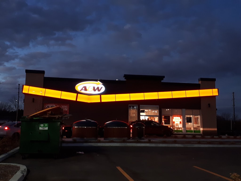 A&W Greely | 6045 Bank St Unit 301, Greely, ON K4P 1N3, Canada | Phone: (613) 574-0120