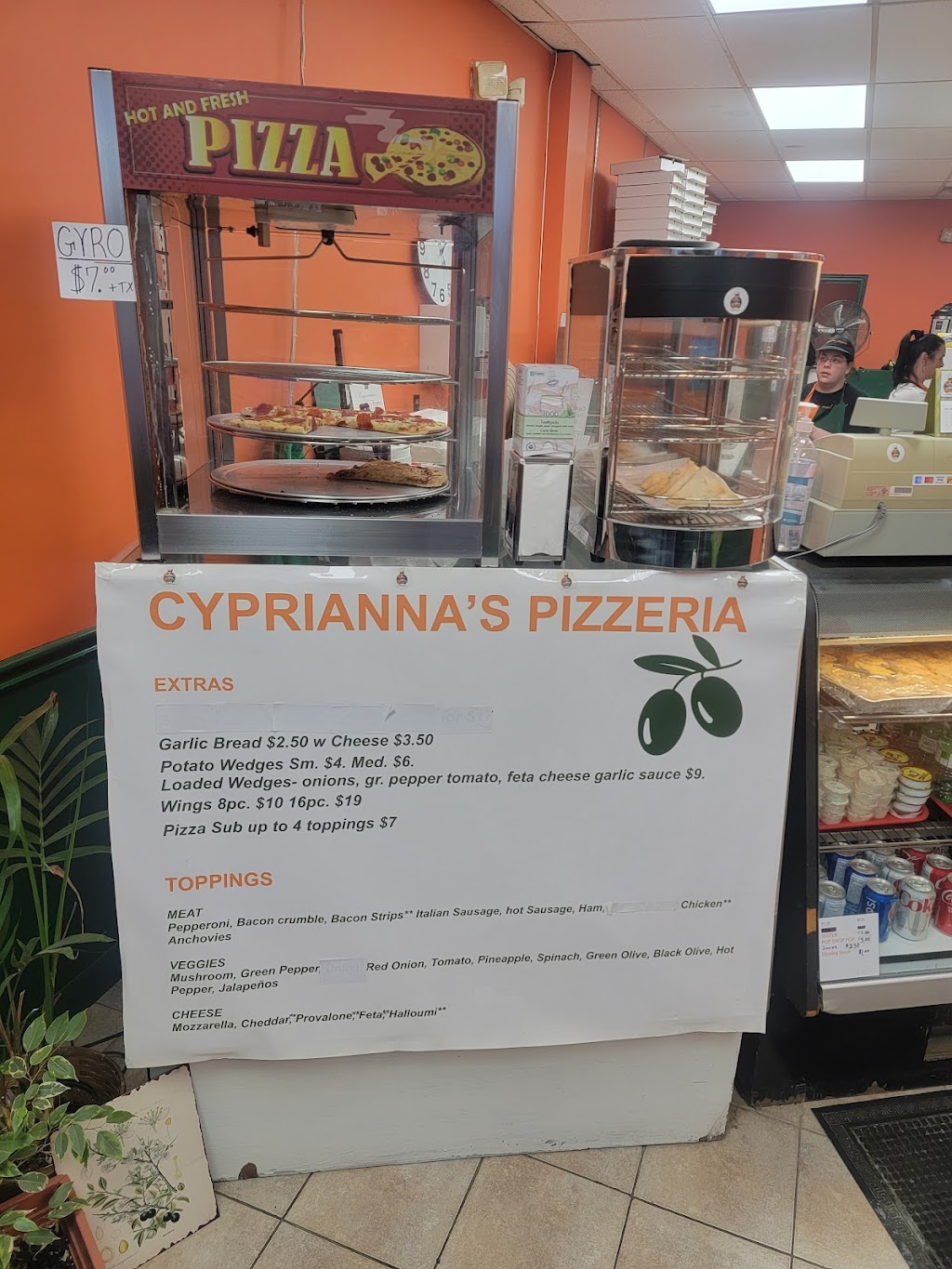 Cypriannas Pizzeria | 28 Queen St W, Cambridge, ON N3C 1G1, Canada | Phone: (519) 220-1295