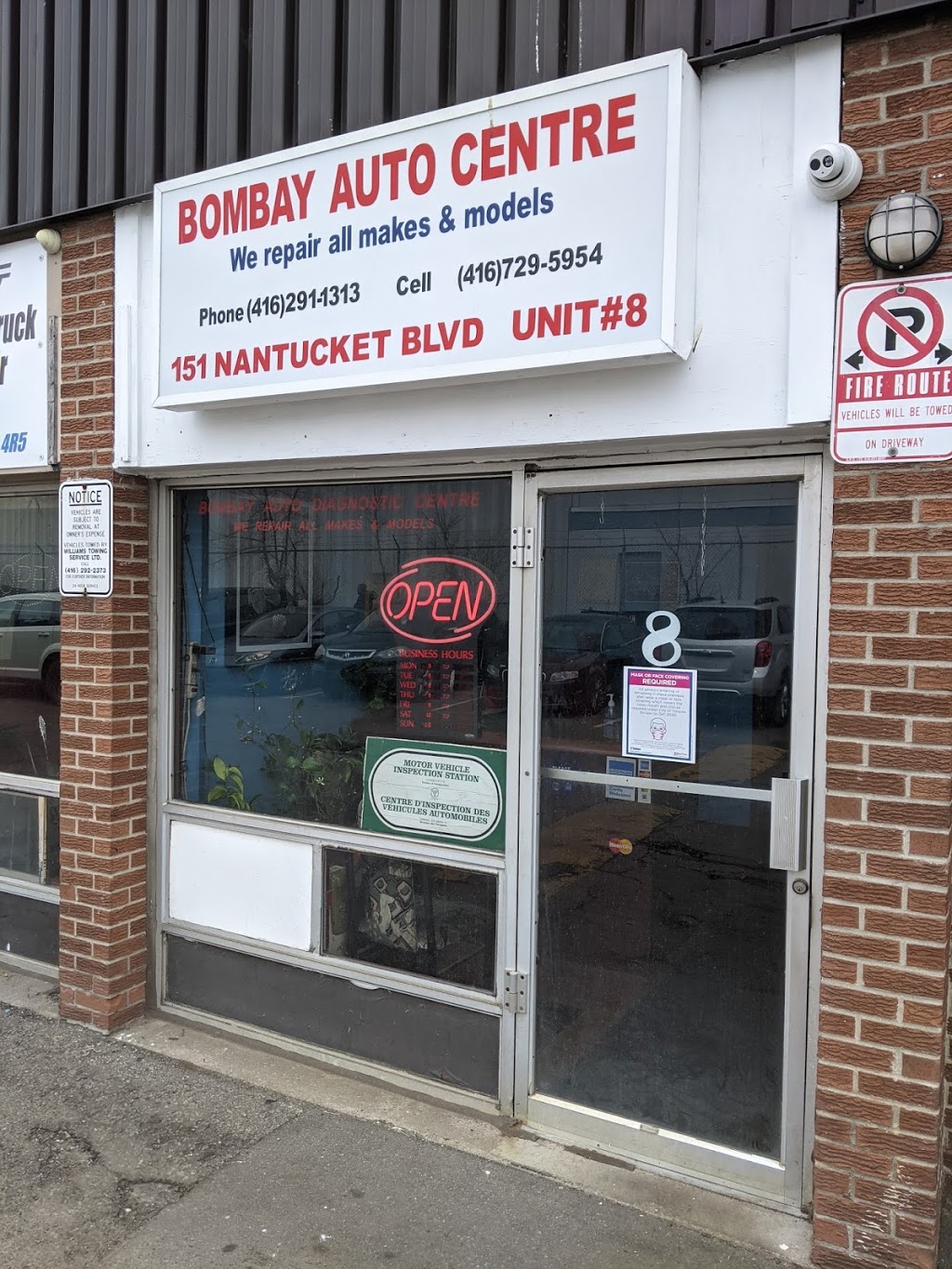 Bombay Auto Centre | 151 Nantucket Blvd, Scarborough, ON M1P 2N5, Canada | Phone: (416) 291-1313