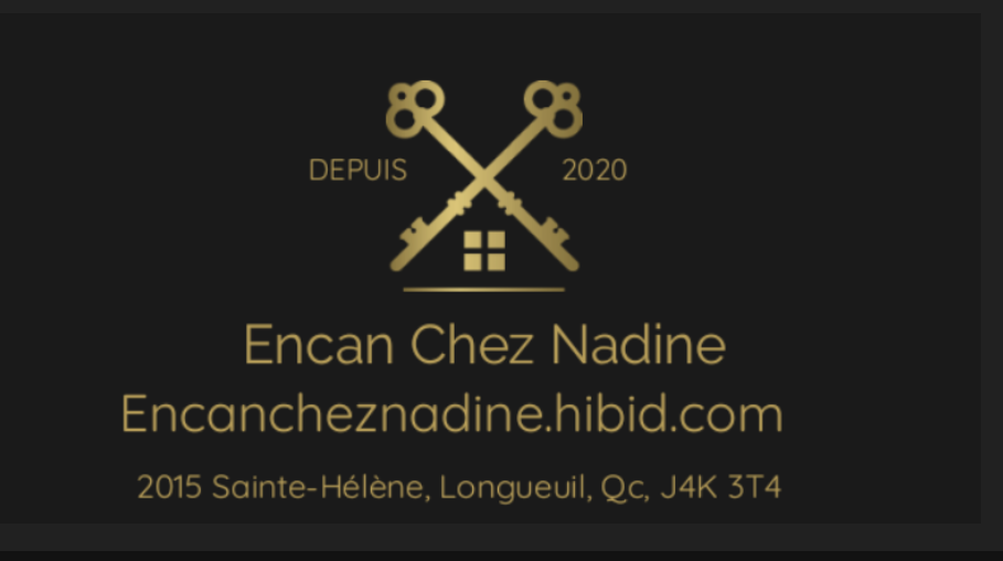 Encan Chez Nadine | 200 Rue Charron, Longueuil, QC J4R 2K8, Canada | Phone: (438) 490-6566