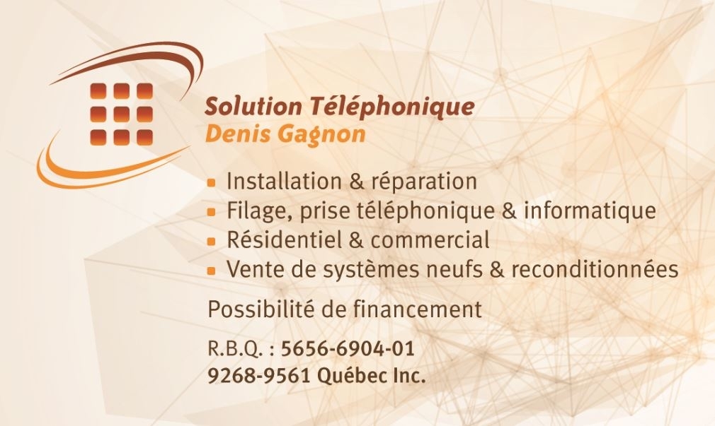 Solution Téléphonique Denis Gagnon | 2187 Chem. de la Lièvre S, Mont-Laurier, QC J9L 3G3, Canada | Phone: (819) 440-9554