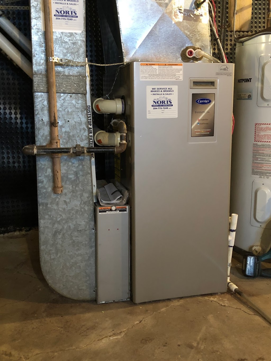 Noris Heating Cooling & Water Heater 24/7 Service | 946 Erin St, Winnipeg, MB R3G 2W5, Canada | Phone: (204) 775-7249