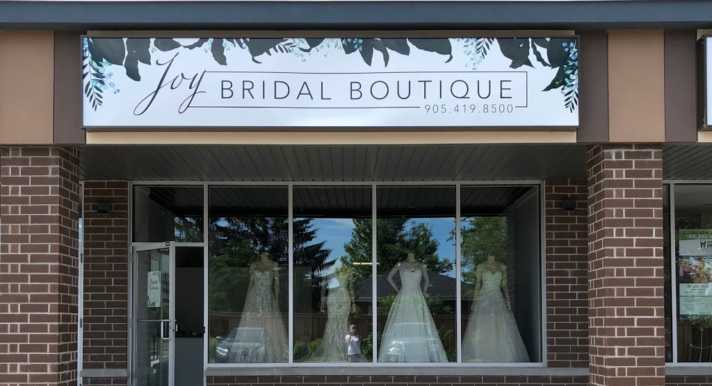 Joy Bridal Boutique | 2021 Green Rd unit 102, Bowmanville, ON L1C 6B5, Canada | Phone: (905) 419-8500
