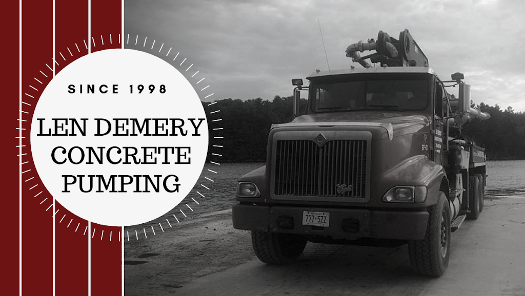 Len Demery Concrete Pumping | 1800 Gravenhurst Pkwy, Gravenhurst, ON P1P 1R3, Canada | Phone: (705) 687-3766