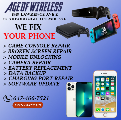 Age of Wireless | 1919 Lawrence Ave E, Scarborough, ON M1R 2Y6, Canada | Phone: (647) 466-7521